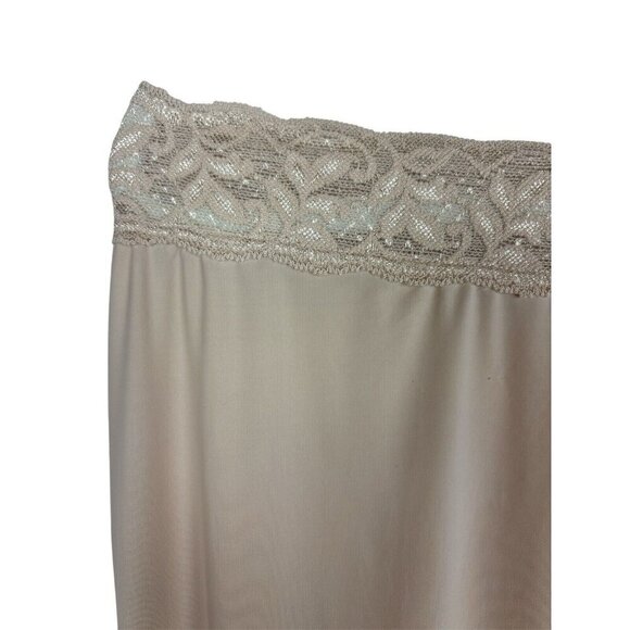 Vintage Vanity Fair Beige‎ Half  Slip 24" with Lace Trim Size XL - Picture 3 of 7